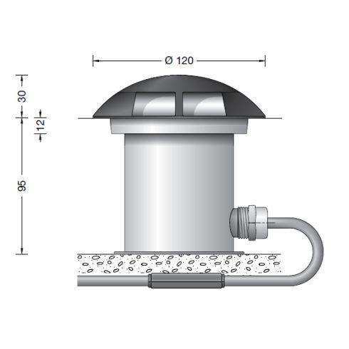 88673K3 LED-Bodeneinbauleuchte