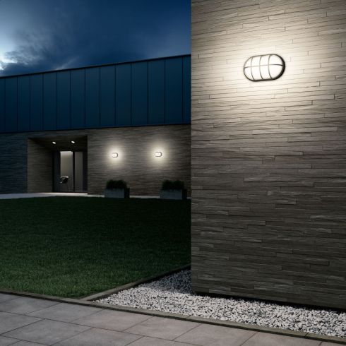 24353K3 LED-Decken-/ Wandleuchte, grafit