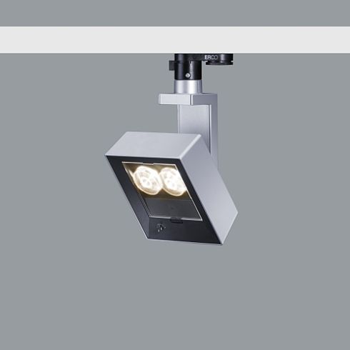 72802.000 LIGHT BOARD silber LED-Strahler für ERCO-3-Phasen-System