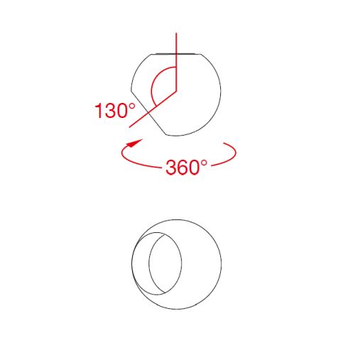 50850.2K3 - STUDIO LINE LED-Deckenleuchte, aluminium