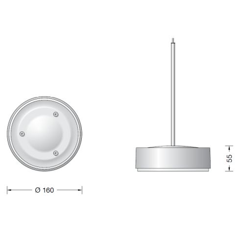 50970.1K3 LED-System-Pendelleuchte, samtweiß