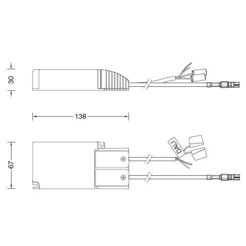 Zubehör - 13170 Netzteil dimmbar DALI für BEGA-LED-Leuchten