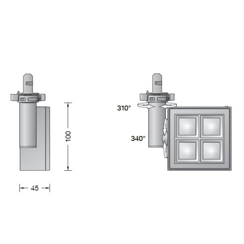 51055.5K4 Strahler für 3-Ph.-Eurostandard-Plus®-Systeme