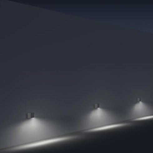 33528.000 KUBUS LED-Wandleuchte - Bodenfluter