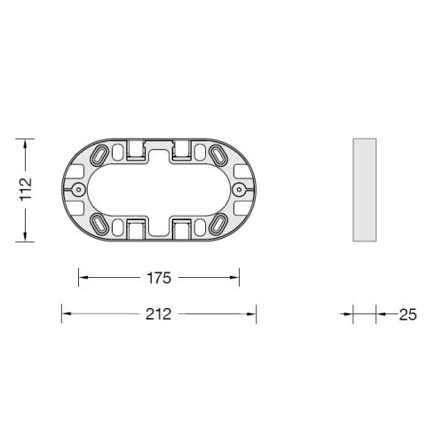 Zubehör - 13640 Montagerahmen, grafit