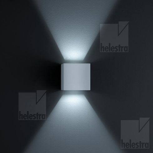 SIRI 44 silbergrau LED-Außenwandleuchte