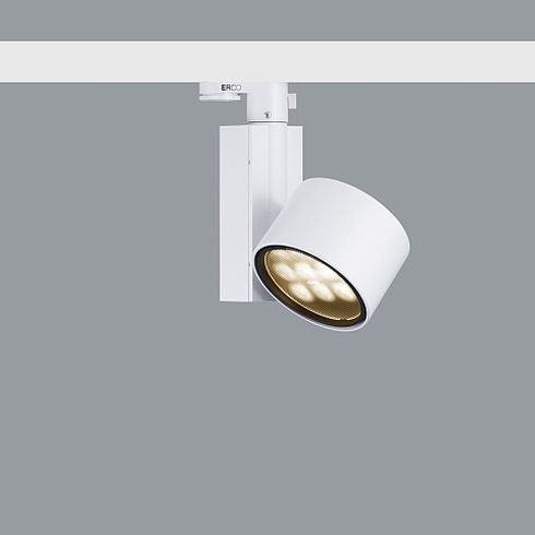 71254.000 OPTEC weiß LED-Linsenwandfluter für ERCO-3-Ph.-System