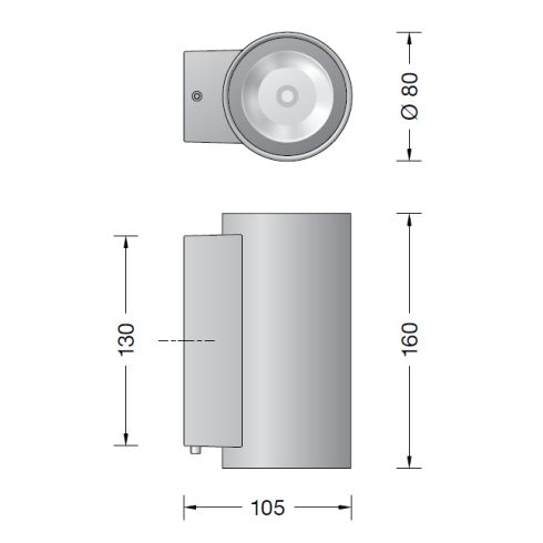24727WK3 LED-Wandleuchte, weiß