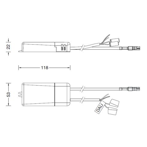 Zubehör - 13168 Netzteil dimmbar DALI für BEGA-LED-Leuchten