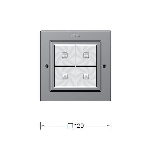 24804K3 LED-Deckeneinbau-Tiefstrahler, weiß