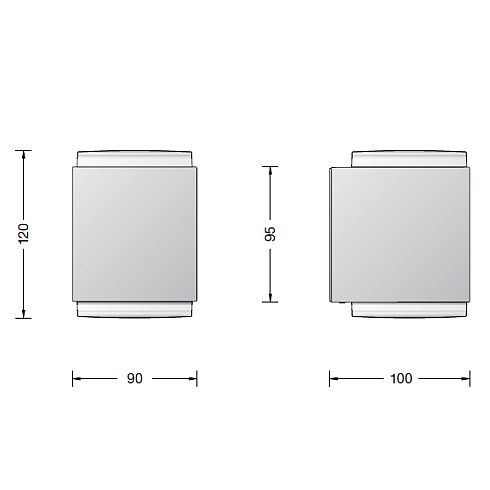 50063.5K3 LED-Wandleuchte, samtschwarz