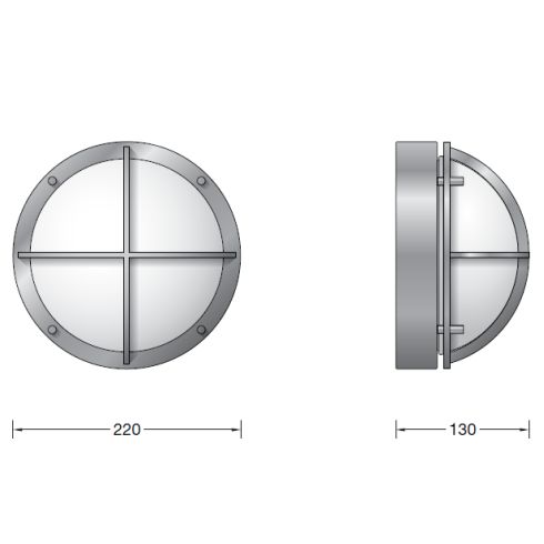 31327K3 LED-Decken-/ Wandleuchte