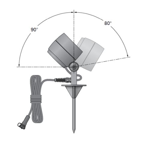 85174K3 - BEGA UniLink® Ortsveränderlicher Leistungsscheinwerfer, grafit