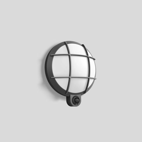 24174K4 LED-Wandleuchte mit PIR-Sensor, grafit
