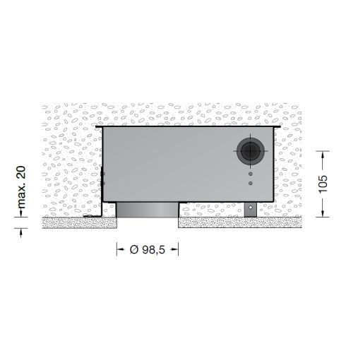 Zubehör - 13609 Einbaugehäuse