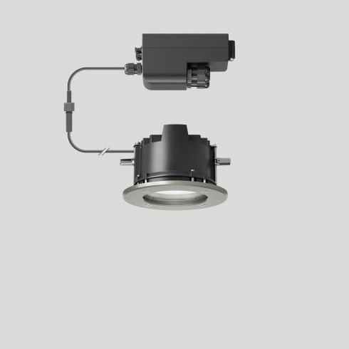 24636K3 LED-Deckeneinbau-Tiefstrahler, edelstahl