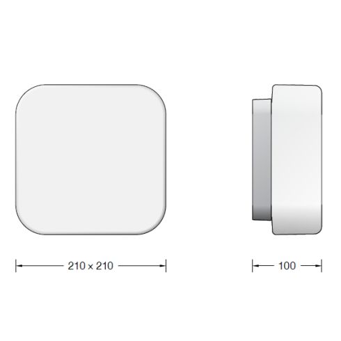 24711K3 Wand-/ Deckenleuchte - Lichtbaustein®