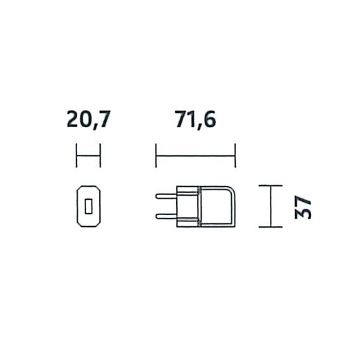 Zubehör - USB-Steckernetzteil für Leuchte ROXXANE FLY CL