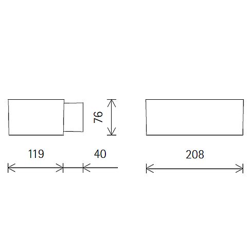 65093.000 PANTRAC Wandleuchte - Deckenfluter