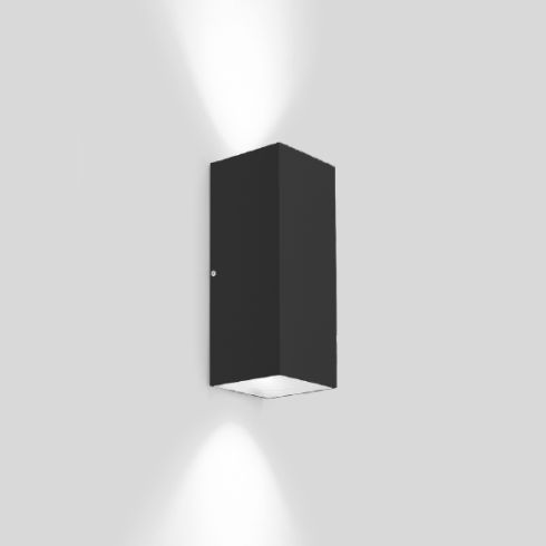 TRAIN WALL OUTDOOR 2.0 LED-Außenwandleuchte, schwarz