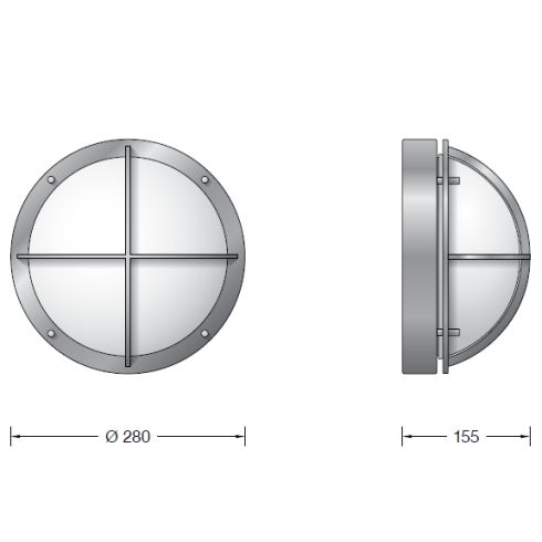 31329K3 LED-Decken-/ Wandleuchte