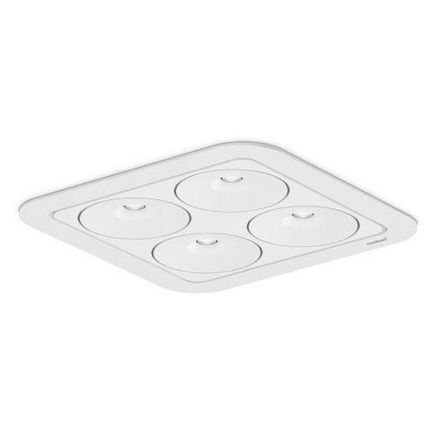 Q Four IN 80° 2700K Deckeneinbauleuchte · Downlight, weiß