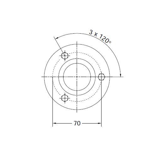 Zubehör - 70894 Erdstück für BEGA-Pollerleuchten