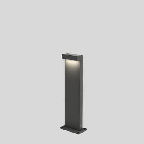 PALOS CARRÉ 1.0 LED-Pollerleuchte, anthrazitgrau