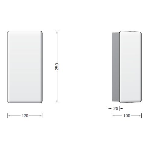 24603K3 RECHTECK LED-Wand-/ Deckenleuchte - Lichtbaustein®