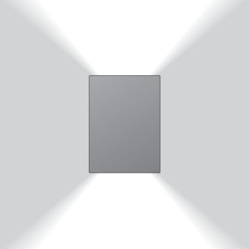 24087K3 - 2 x 90° Wandleuchte, grafit