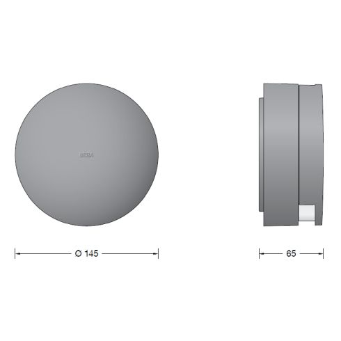 24048AK3 - 15° + 90° Wandleuchte, silber